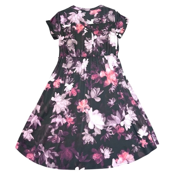 Simply‎ Vera Vera Wang Dress Womens Medium Floral Print High Low Midi Chic Boho - Picture 3 of 13